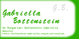 gabriella bottenstein business card